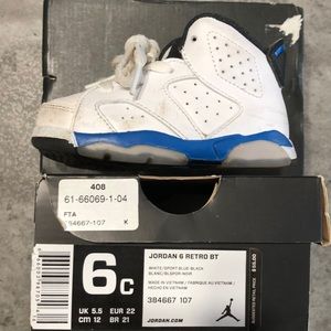 Jordan 6 retro BT